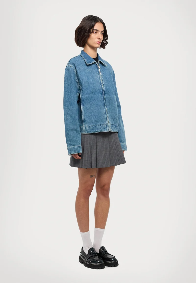 best-loved Sunnei Bomber Jacket - light washed denim Clothing Sale Jackets Gilet Bomber Jackets