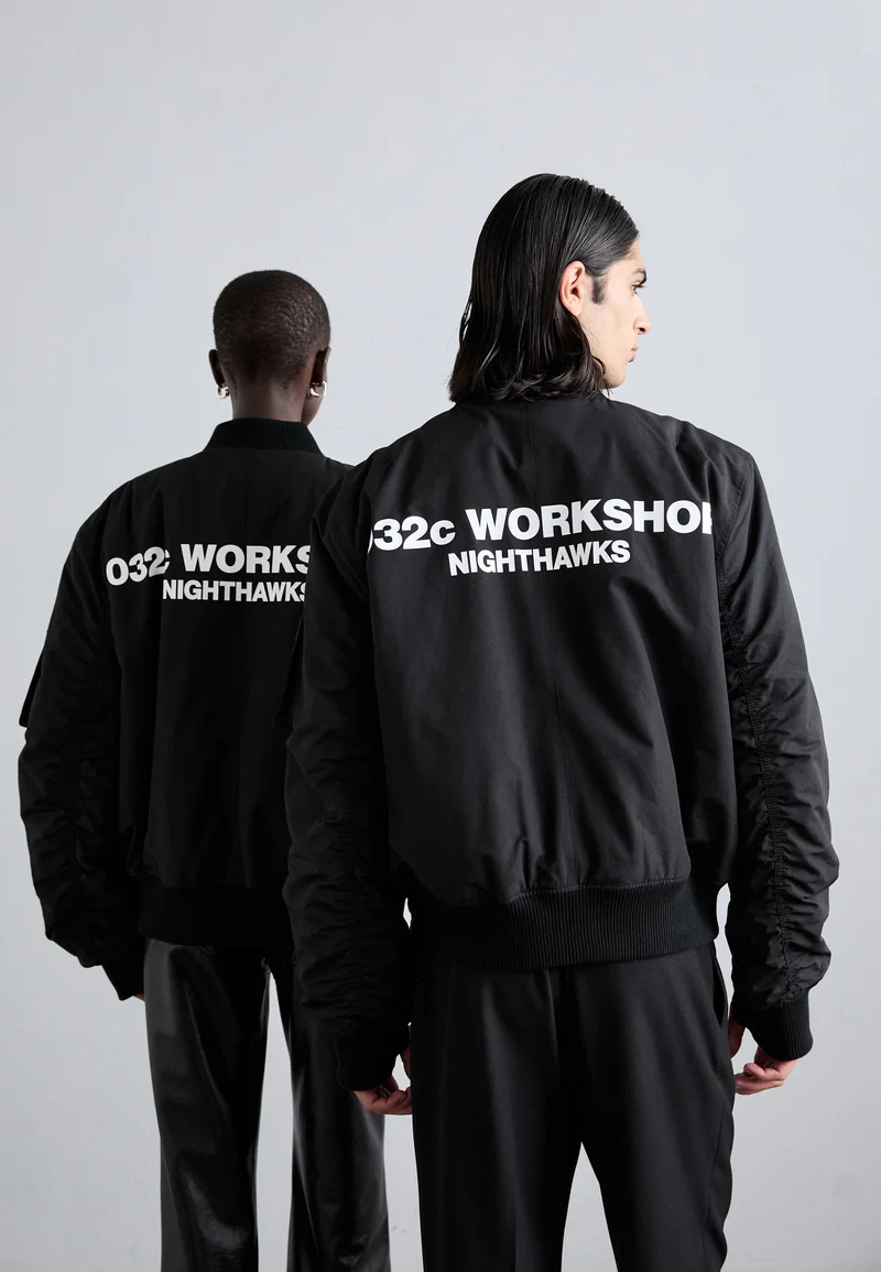 discountable price 032c NIGHTHAWKS JACKET UNISEX - Bomber Jacket black Clothing Sale Jackets Gilet Bomber Jackets