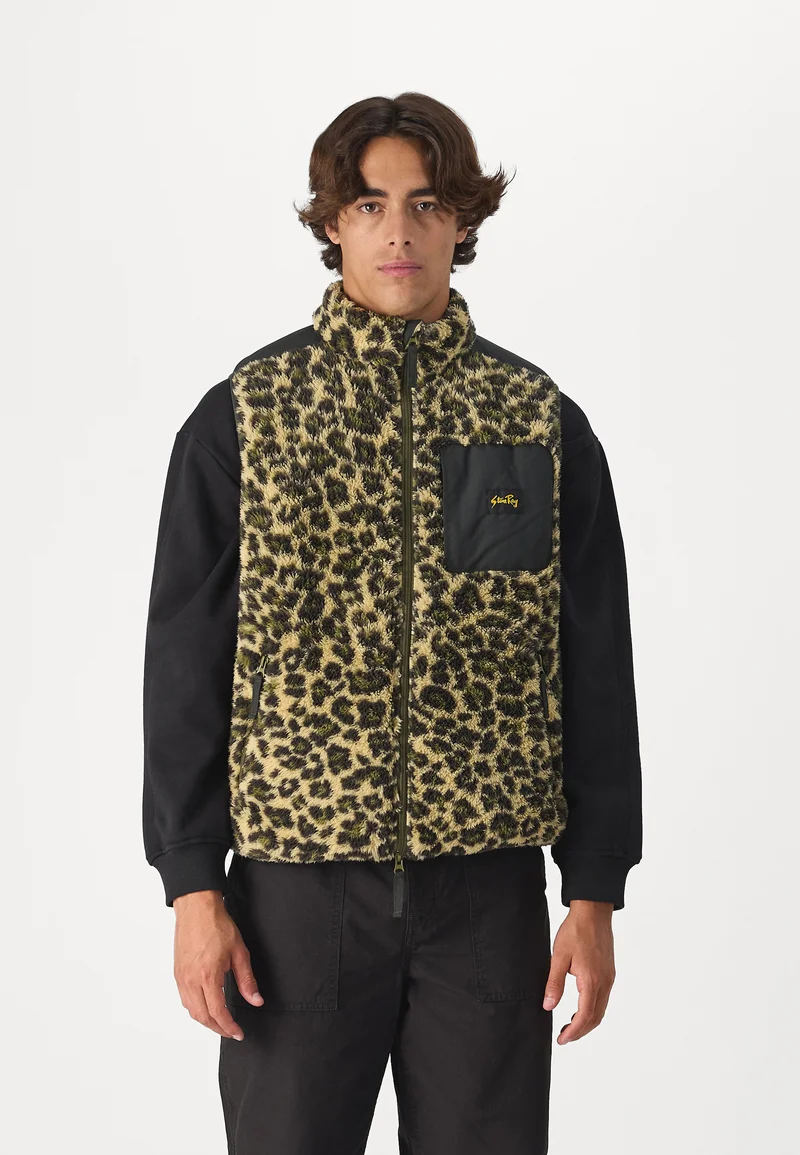 online leading retailer Stan Ray VEST UNISEX - Waistcoat leopard camo Clothing Jackets & Blazers Bomber Jackets
