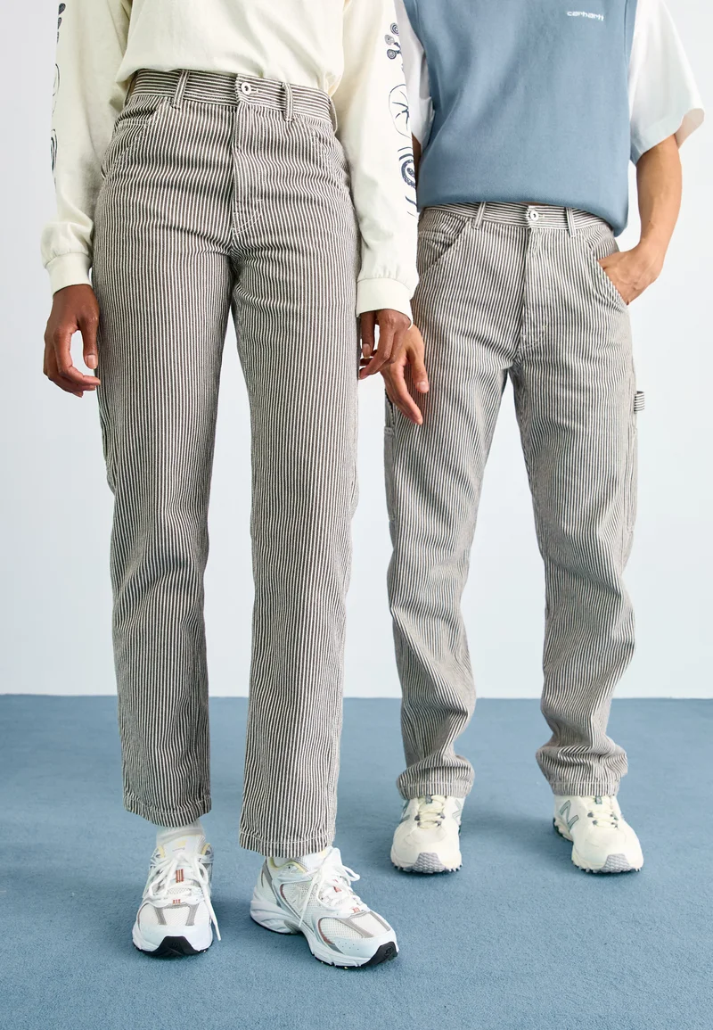 timeless Stan Ray PAINTER PANT UNISEX - Trousers stonewashed black/hickory Streetwear Sale Streetwear Clothing Socks Casual Trousers
