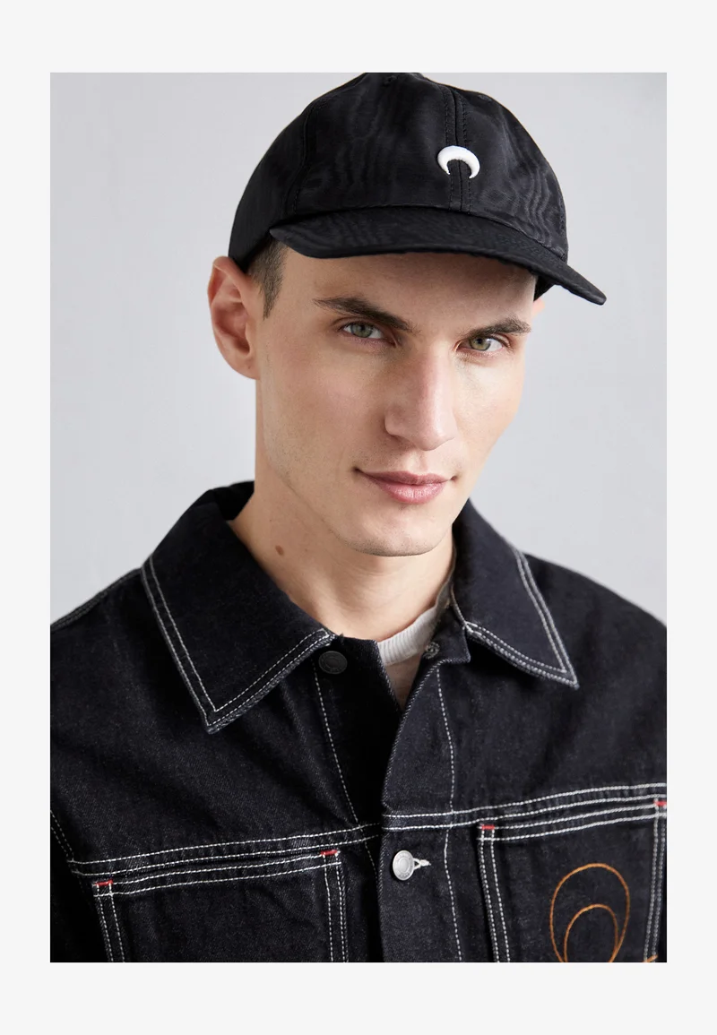 amazing selection MARINE SERRE RECYCLED BASEBALL UNISEX - Cap black Accessories Beanies, hats & caps Caps