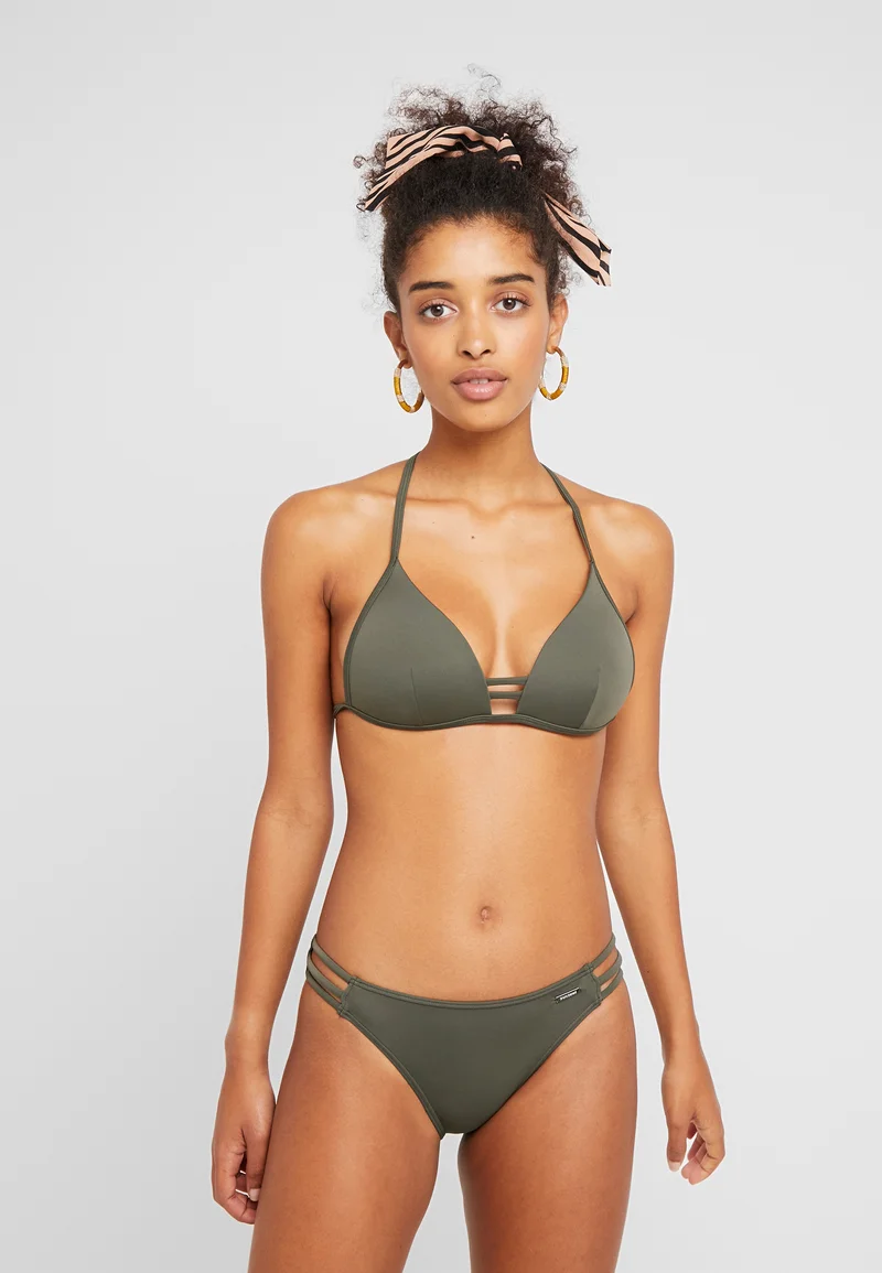 Top Designer Collections Bruno Banani TRIANGLE ALEXA SET - Bikini oliv Clothing Swimwear Beach accessories Bikini sets
