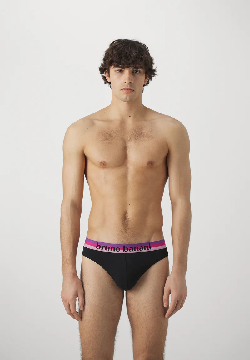 Retailer Bruno Banani 5 PACK - Briefs schwarz/blau/pink/mint/gelb/grau Clothing Underwear & Socks Underpants Boxer shorts
