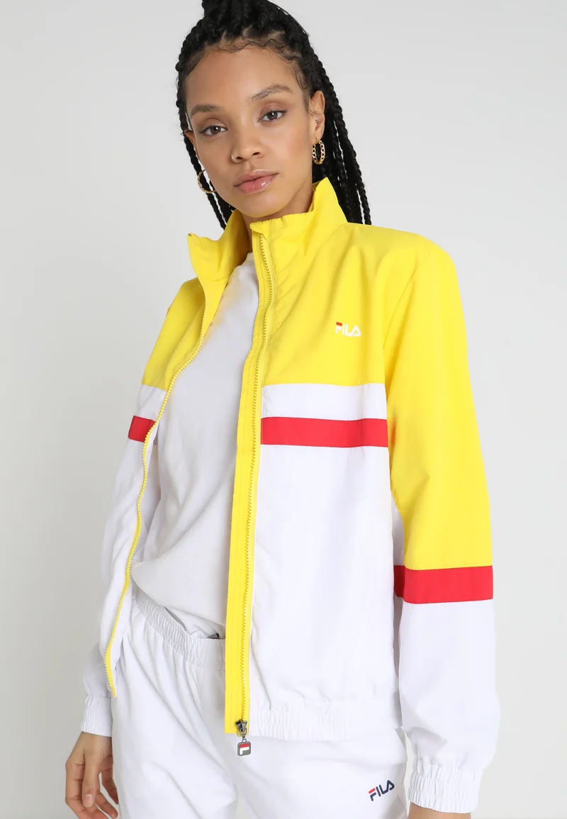 vast selection Fila KAYA WIND - Windbreaker empire yellow/bright white/black Streetwear Clothing Jackets, Gilets & Blazers Bomber Jackets