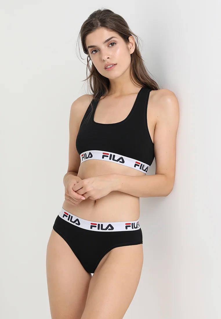 Best Prices Fila URBAN BRIEF 2 PACK - Briefs black Streetwear Sale Streetwear Clothing Socks Bottoms