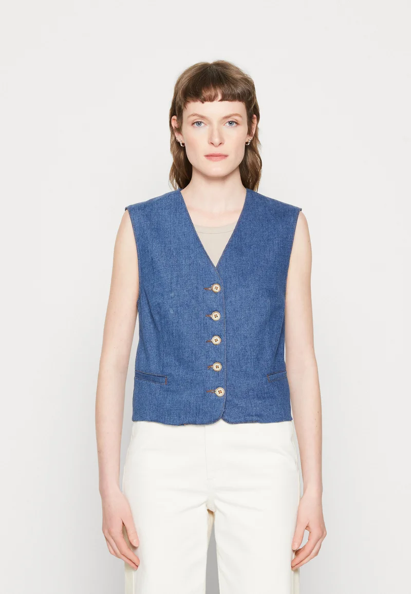 authentic quality LOIS Jeans LYNN - Waistcoat cebe drystone Clothing Jackets & Blazers Bomber Jackets