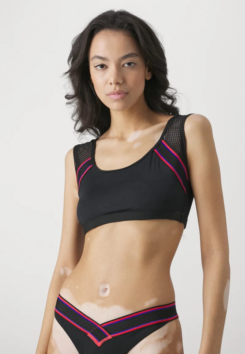 recognized brands Speedo Bikini top - anthracite Clothing Sportswear Team merchandise Bikini tops
