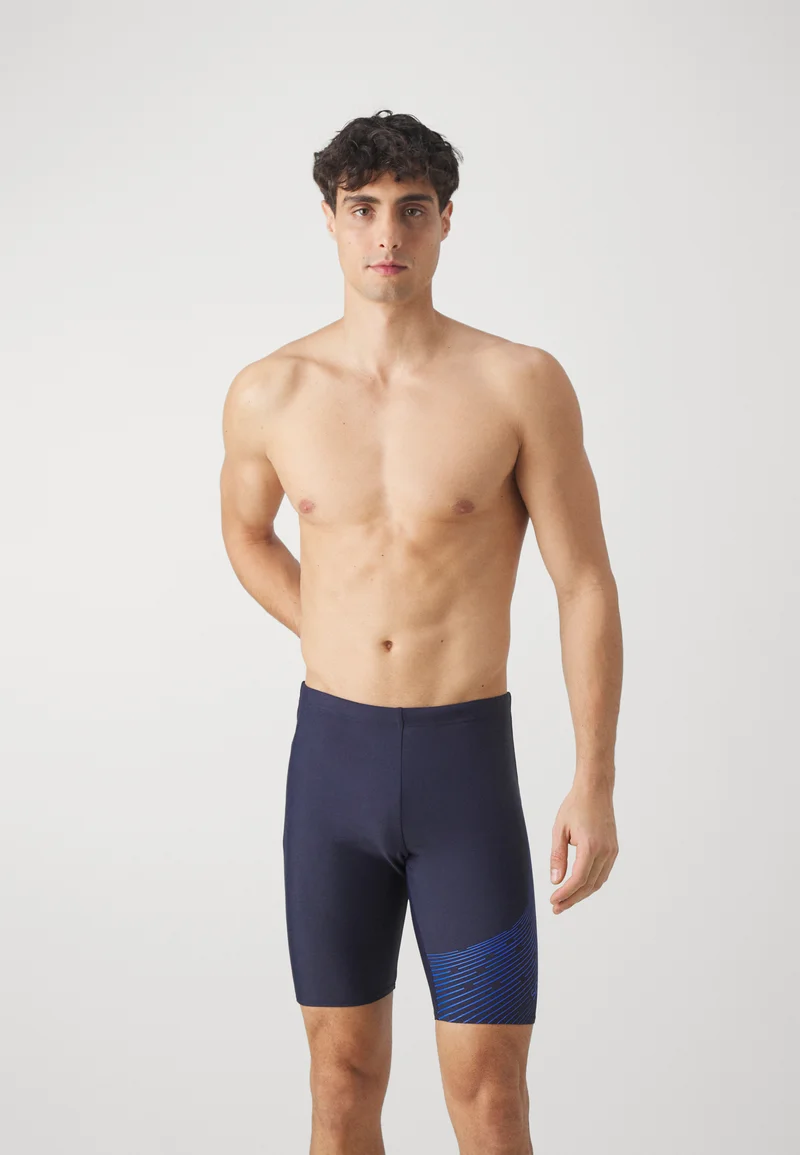 Sale USA Online Speedo MENS MEDLEY LOGO JAMMER - Swimming trunks true navy  Clothing Swimwear Swim trunks Briefs