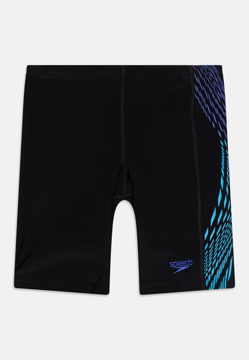 Sale UK Speedo BOYS PLASTISOL PLACEMENT JAMMER - Swimming trunks turquoise/black Sport Clothing Swim & surfwear Bikinis