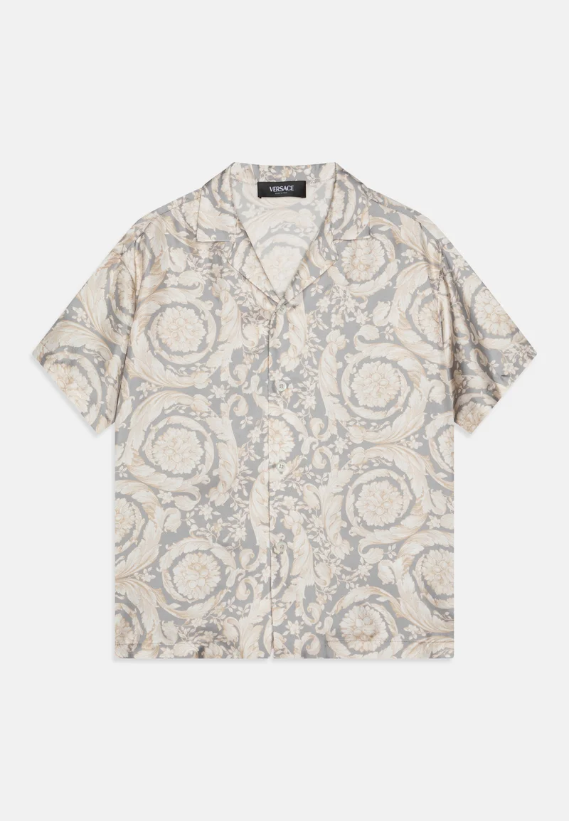 reliable quality Versace BAROCCO UNISEX - Button-down blouse concrete/bone Clothing T-shirts & tops Blouses & tunics