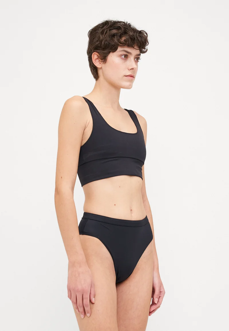 quality and quantity assured Versace SWIM SLIP VITA RECYCLED GIANNI BOW BIGGIE MEDUSA - Bikini bottoms black Clothing Swimwear Bikinis Bikini sets