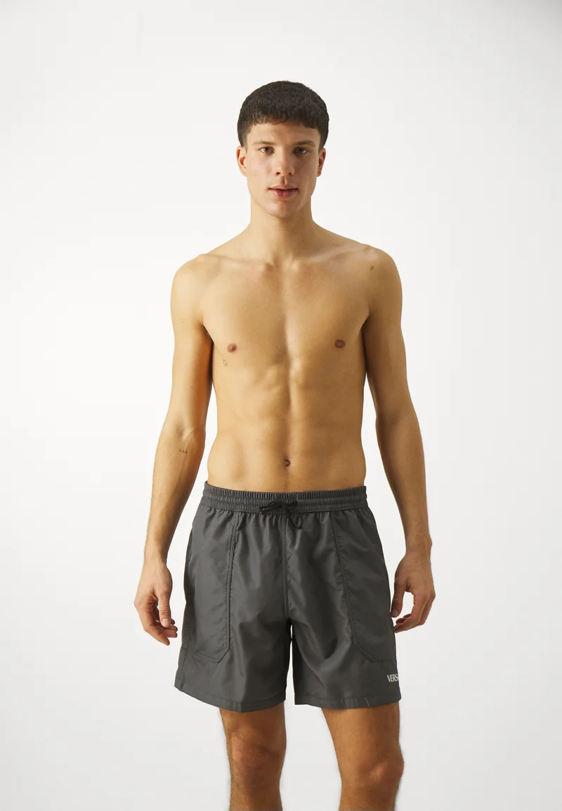 Official USA Stockists Versace REVERSIBLE BAROCCO - Swimming shorts black Clothing Swimwear Swim trunks Briefs