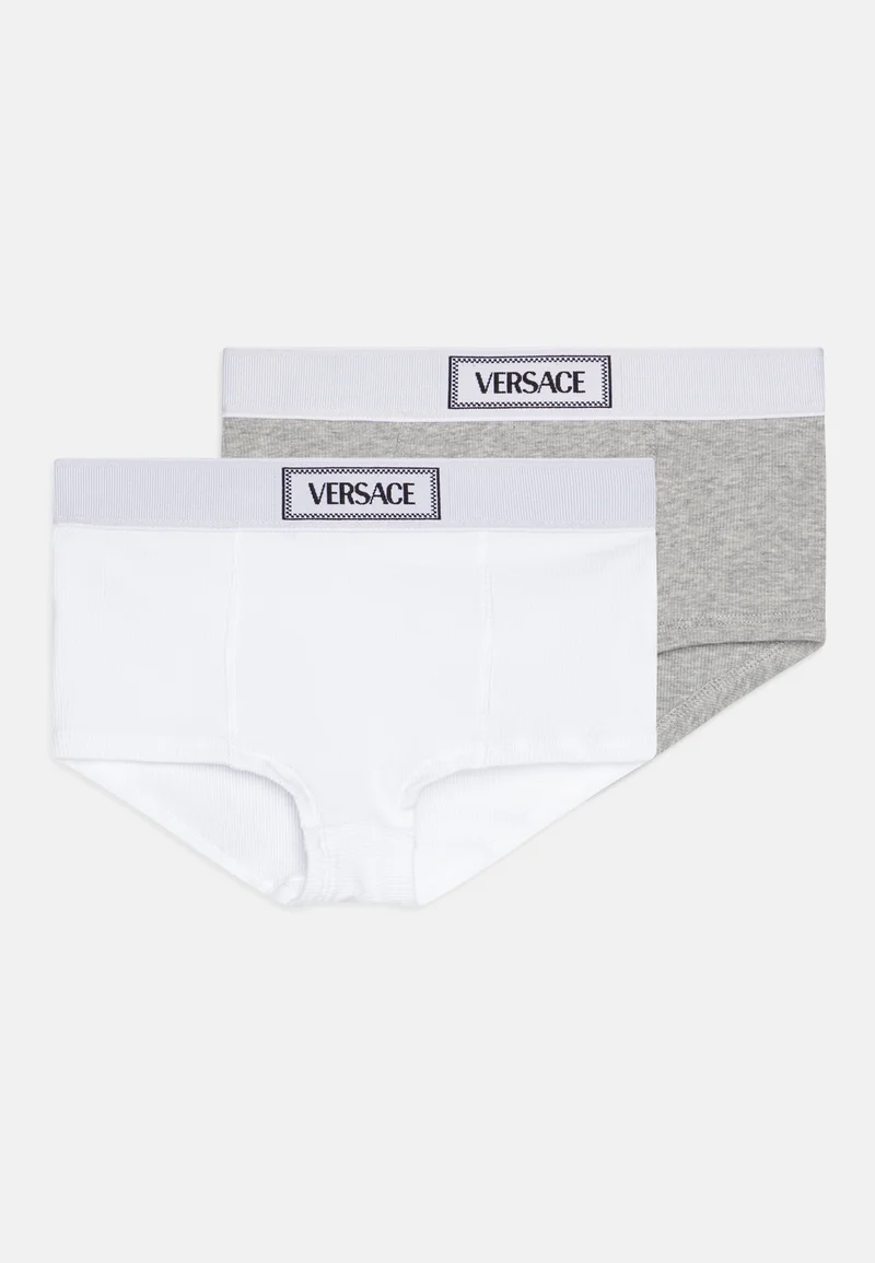 cheapest price Versace UNDERWEAR 2 PACK - Briefs white/grey melange Clothing Underwear & Nightwear Underwear Bras & bustiers