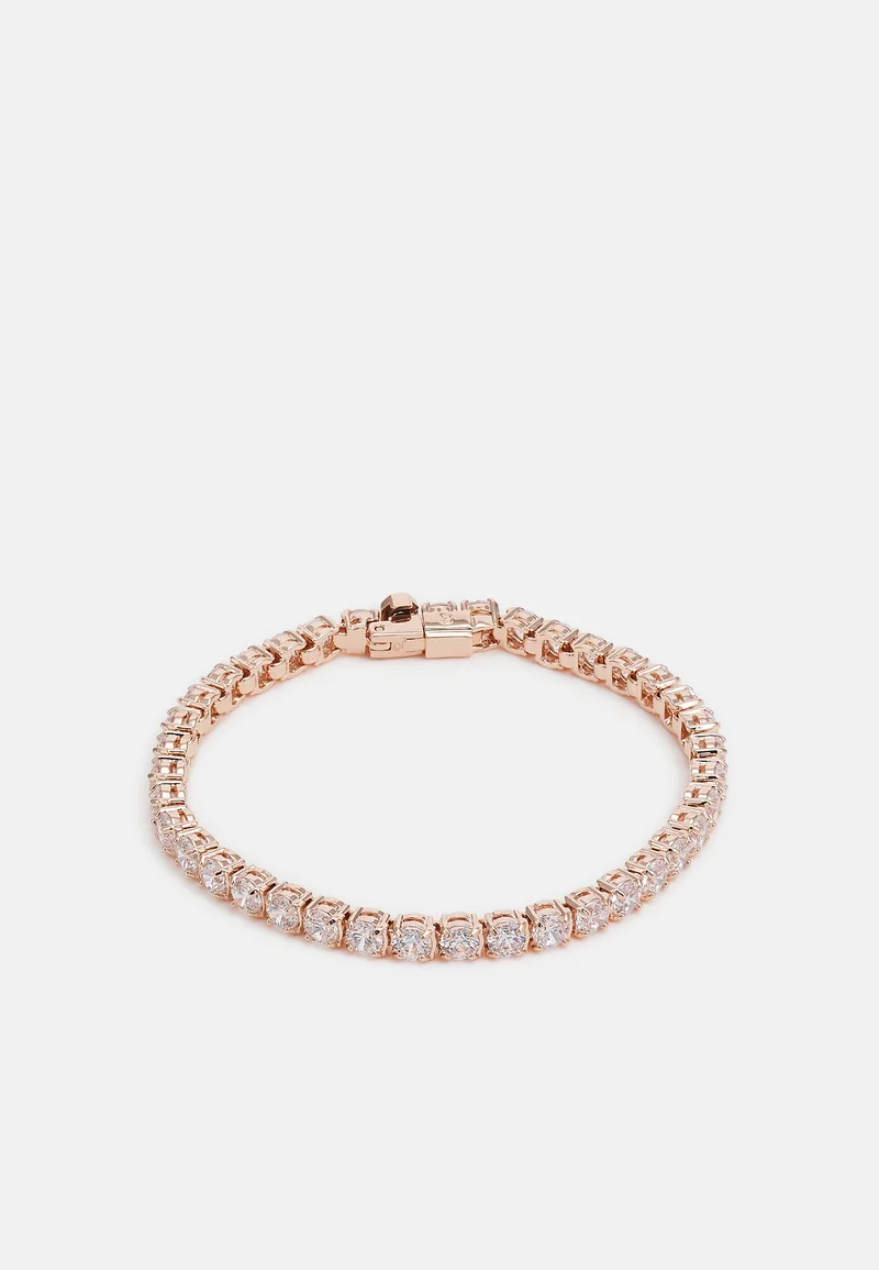 Elegant Factory Outlet Swarovski MATRIX TENNIS BRACELET ROUND CUT - Bracelet rose gold-coloured Accessories Jewellery Bracelets