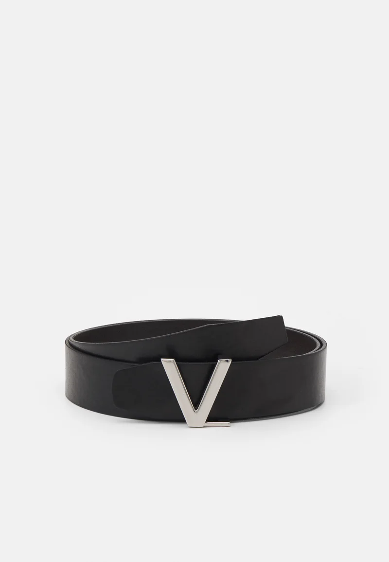 fantastic Valentino Bags LOGO REVERSIBLE BELT - Belt nero/moro Accessories Belts Braided belt
