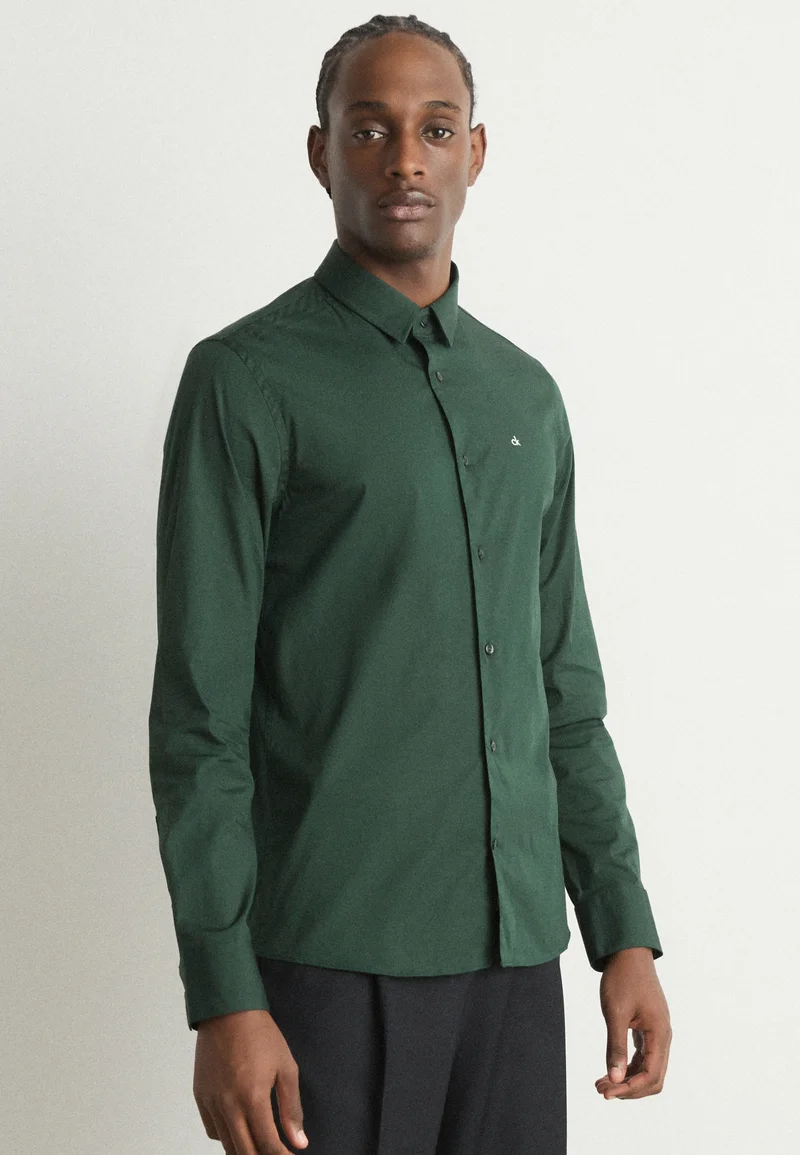 Shop Best Sellers Calvin Klein SLIM SHIRT - Shirt midnight forest Clothing Sale Shirts Business Shirts