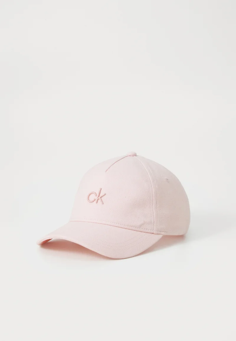 sale retailer Calvin Klein RAISED EMBROIDERY - Cap crystal pink Accessories Hats & headscarves Caps