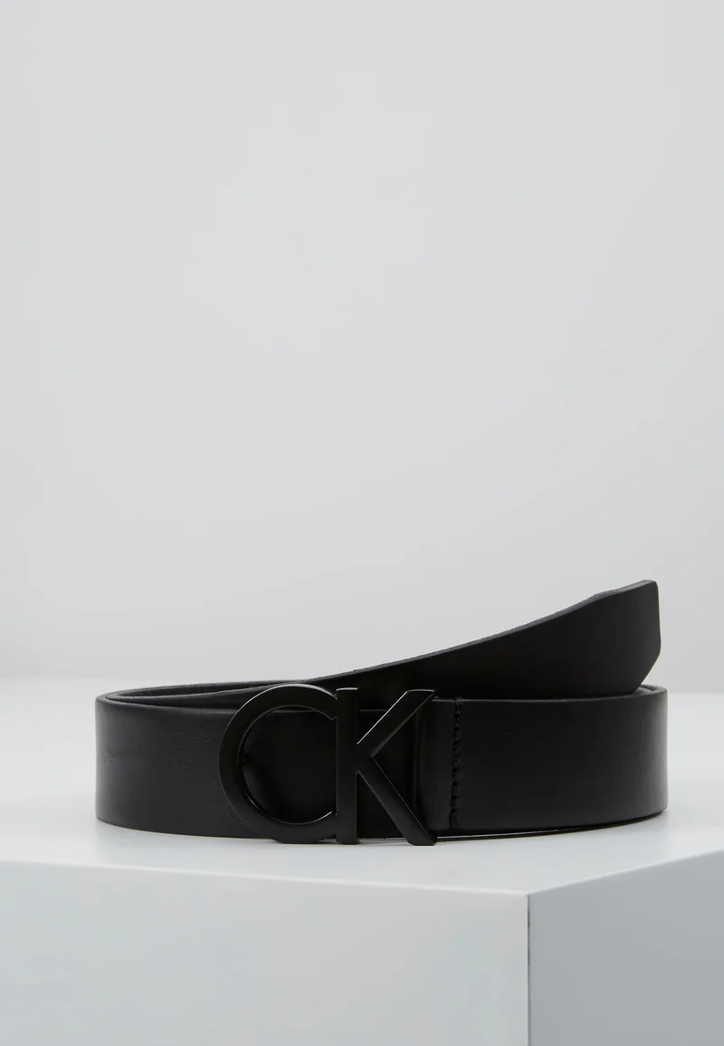 utterly stylish Calvin Klein BUCKLE BELT - Belt black Accessories Belts Braided belt