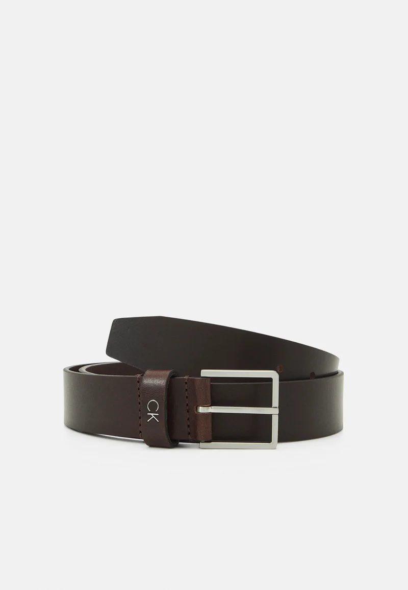 great deals Calvin Klein FORMAL BELT 3,5 CM - Belt dark brown Accessories Belts Braided belt