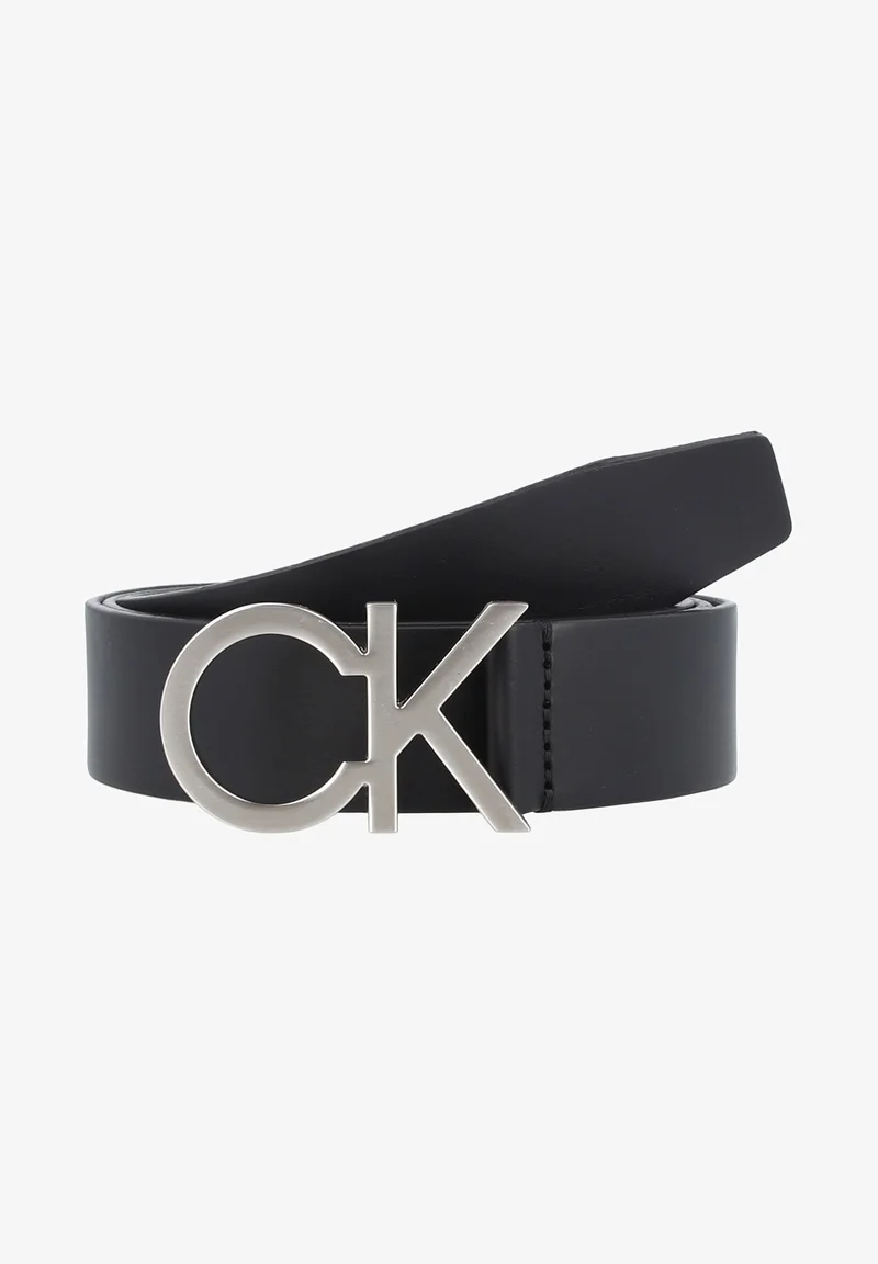 UK Cheap Sale Calvin Klein BUCKLE BELT - Belt black Accessories Belts Braided belt