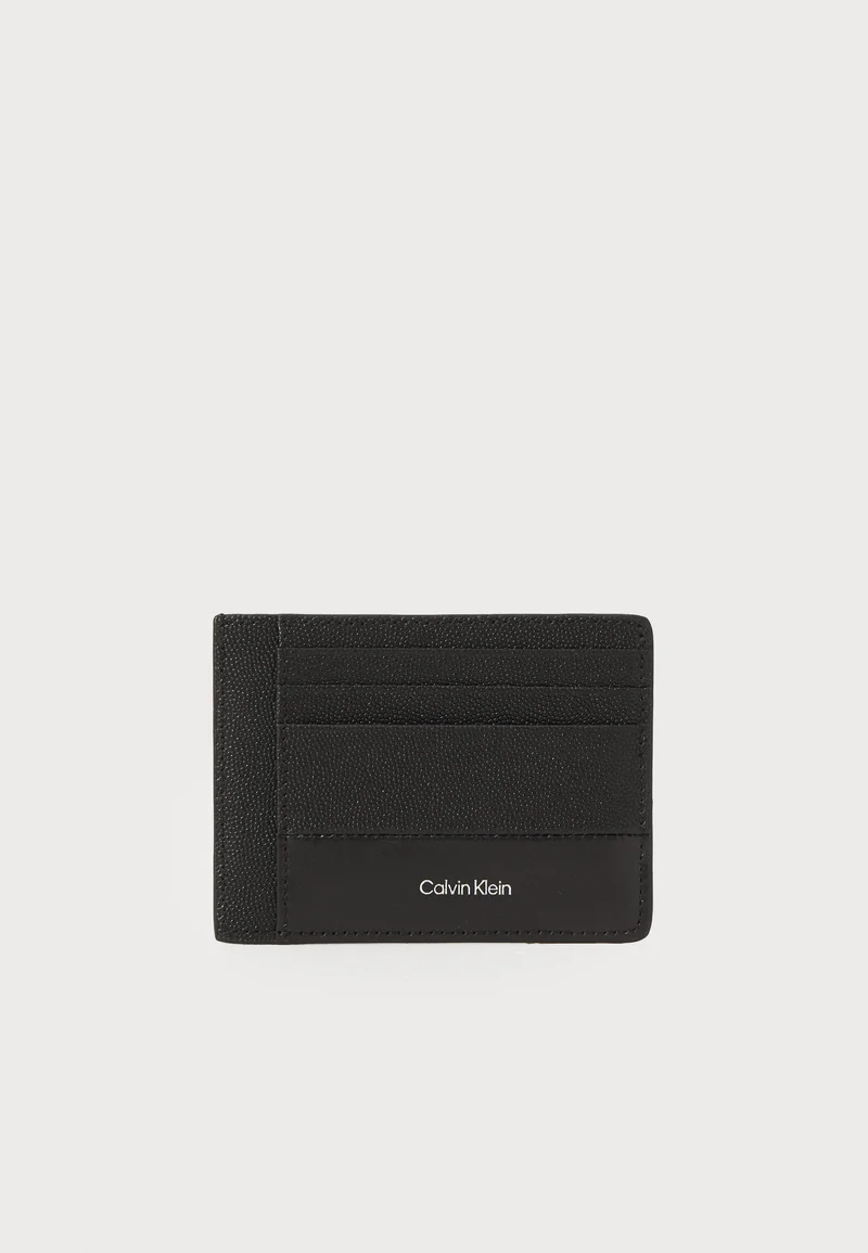 largest collection Calvin Klein MUST CARDHOLDER - Business card holder black caviar  Accessories Wallets & card holders Business card cases