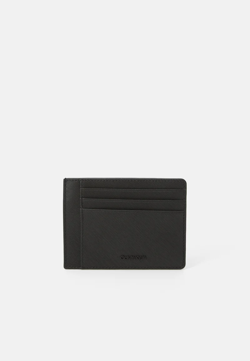 Hottest New Styles Calvin Klein EASE CARDHOLDER - Business card holder black twill Accessories Wallets & card holders Business card cases
