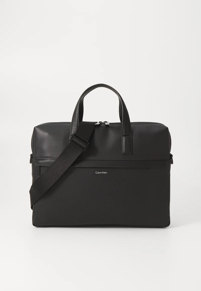 high-end Calvin Klein MUST LAPTOP BAG - Laptop bag black caviar Accessories Bags & cases Business & laptop bags