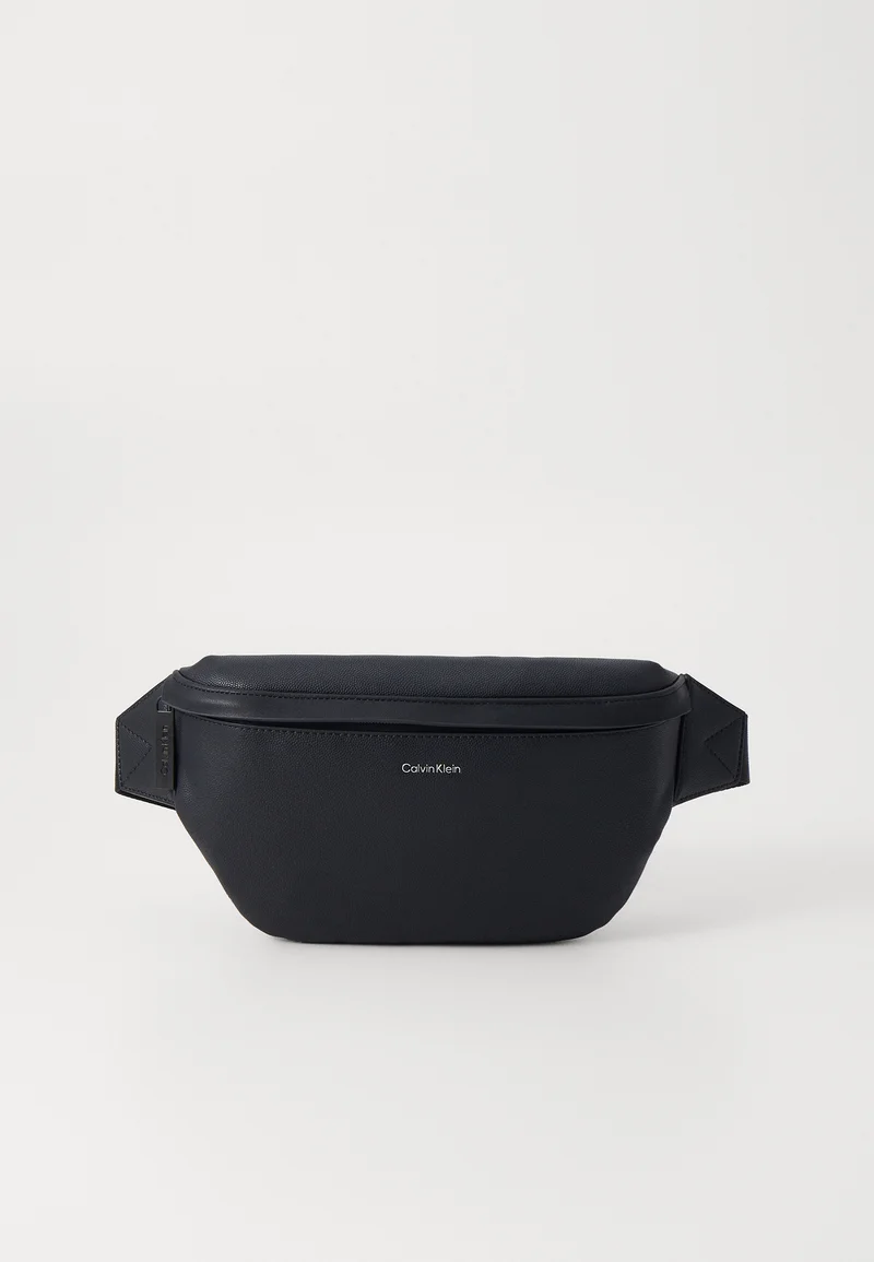 Free Shipping Calvin Klein MUST WAISTBAG - Bum bag black caviar Accessories Bags & cases Small bags Bum bags