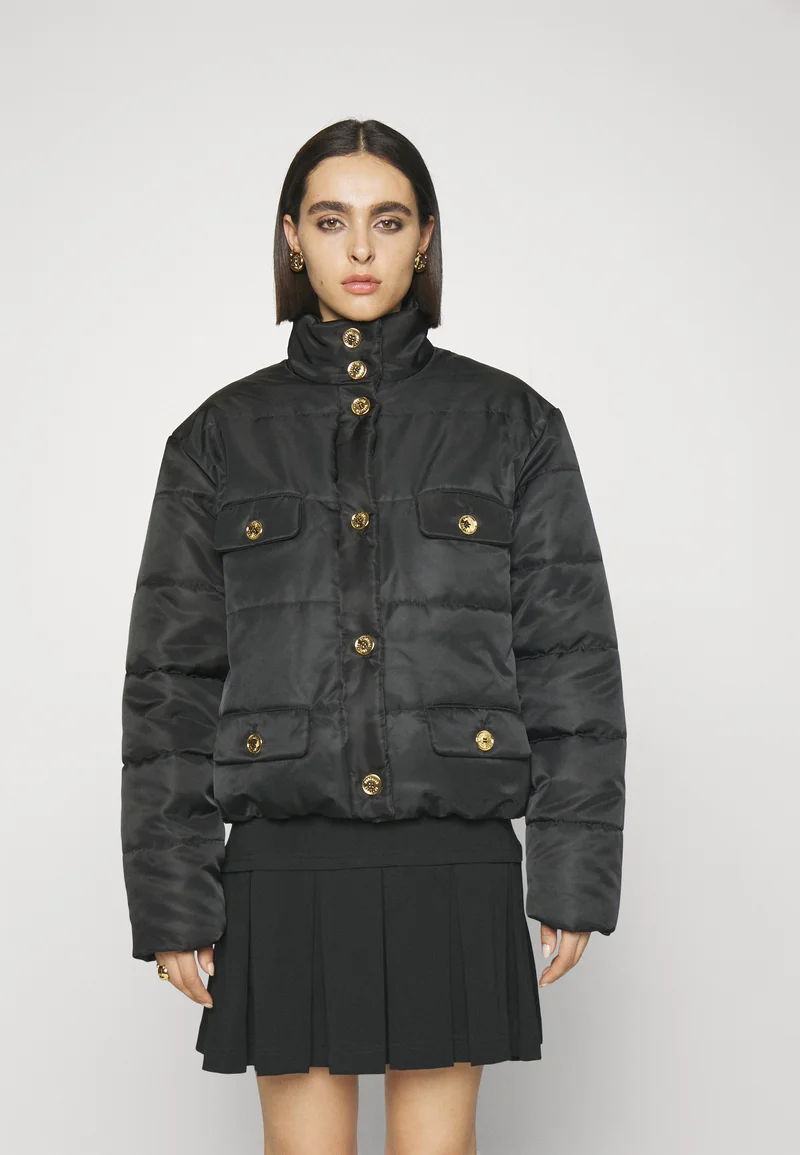 unique MOSCHINO COUTURE BUTTONS - Light jacket black Clothing Jackets & Blazers Bomber Jackets