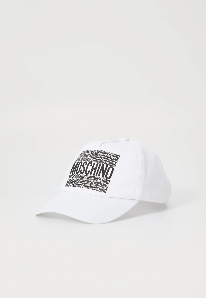 Shop Best Sellers MOSCHINO UNISEX - Cap bianco ottico Accessories & Toys Hats, Caps & Beanies Caps