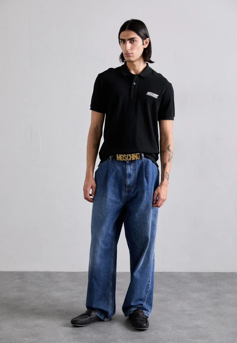 popular stores MOSCHINO CINTURA UNISEX - Belt nero Accessories Belts Casual belts
