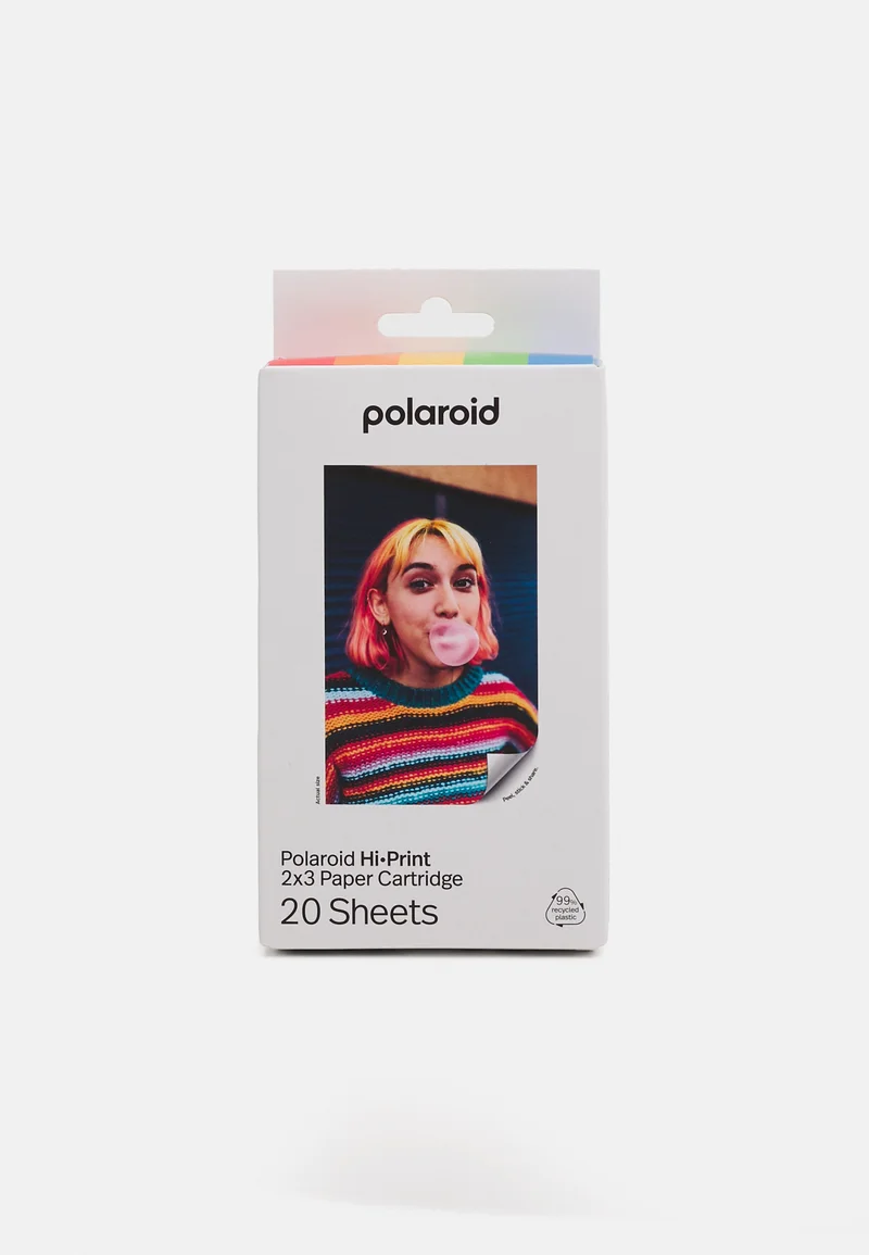 unique design Polaroid POLAROID HI·PRINT 2×3 PAPER CARTRIDGE 20 SHEETS UNISEX - Camera film white Accessories Lifestyle Electronics Cameras & Film