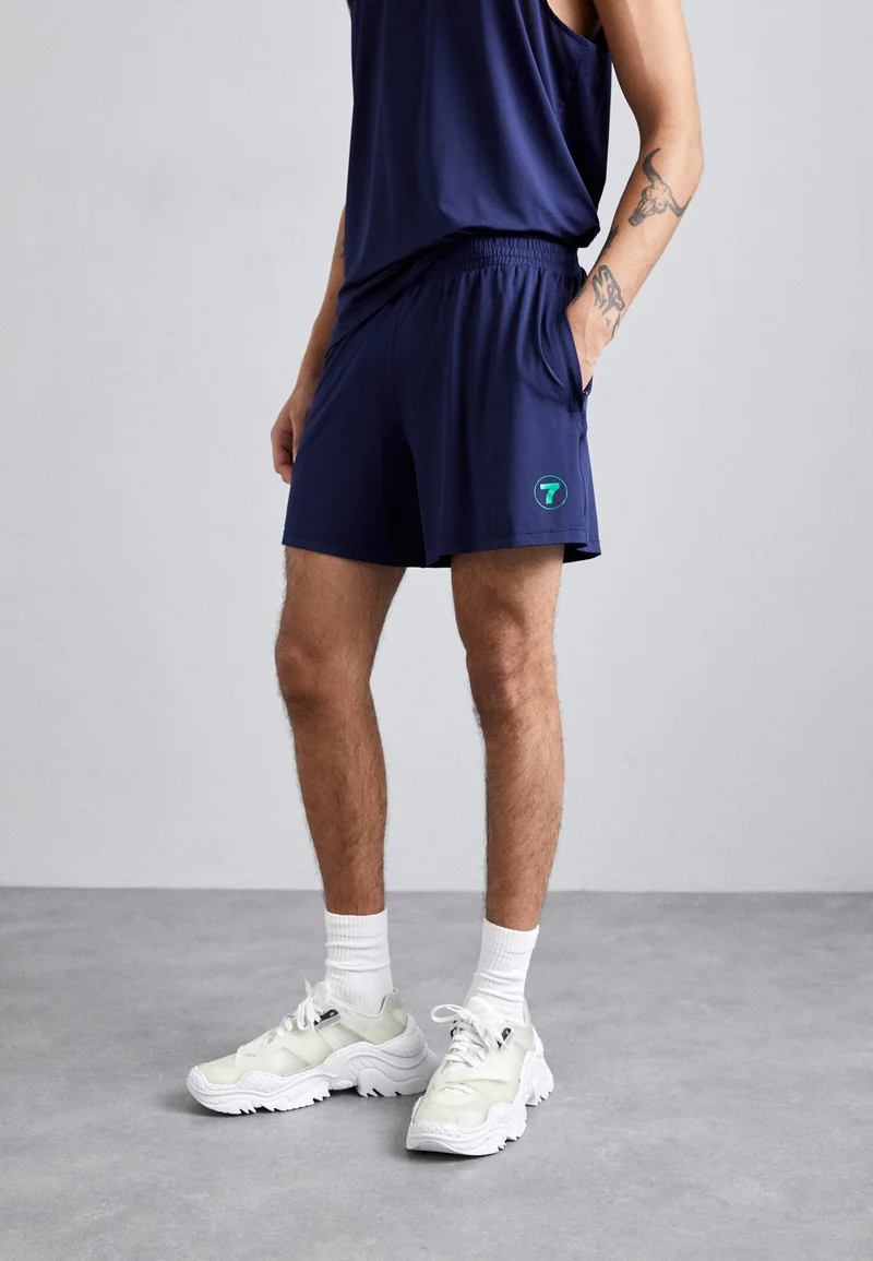 famous brand 7 DAYS Active TECH BASKET SHORTS - Shorts evning blue Streetwear Sale Streetwear Clothing Swimwear Casual Shorts