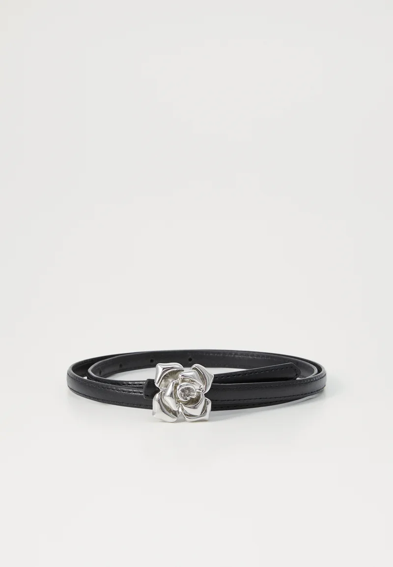 Official supplier ALDO ROMILLIE - Belt black/silver-coloured Accessories Belts Casual belts