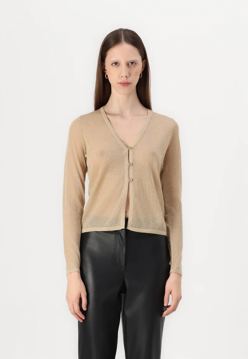 ever-popular Abercrombie & Fitch Cardigan - gold coloured Clothing Knitwear & Cardigans Cardigans