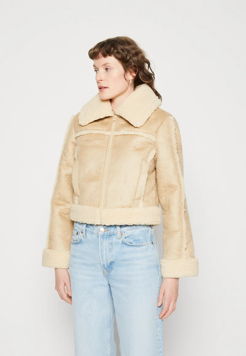 prestigious Abercrombie & Fitch TRUCKER - Winter jacket tan Clothing Jackets & Blazers Bomber Jackets