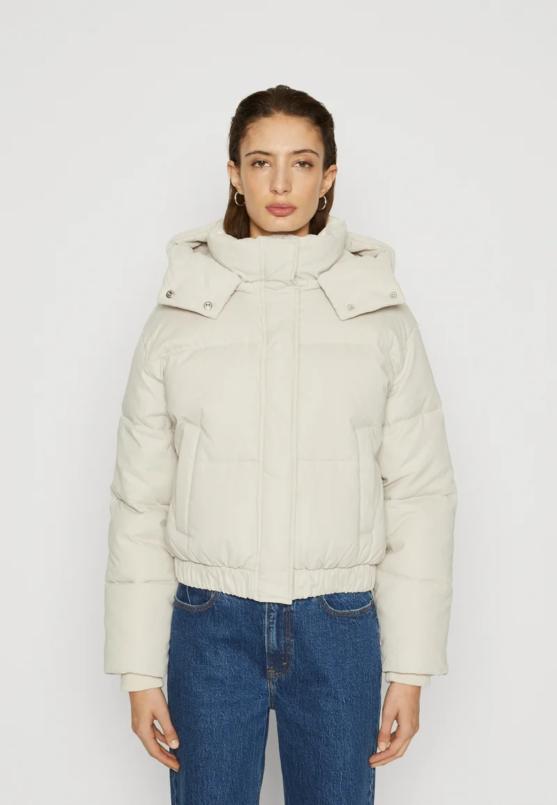 Cheap Abercrombie & Fitch ULTRA PUFFER - Winter jacket grey morn Clothing Jackets & Blazers Bomber Jackets