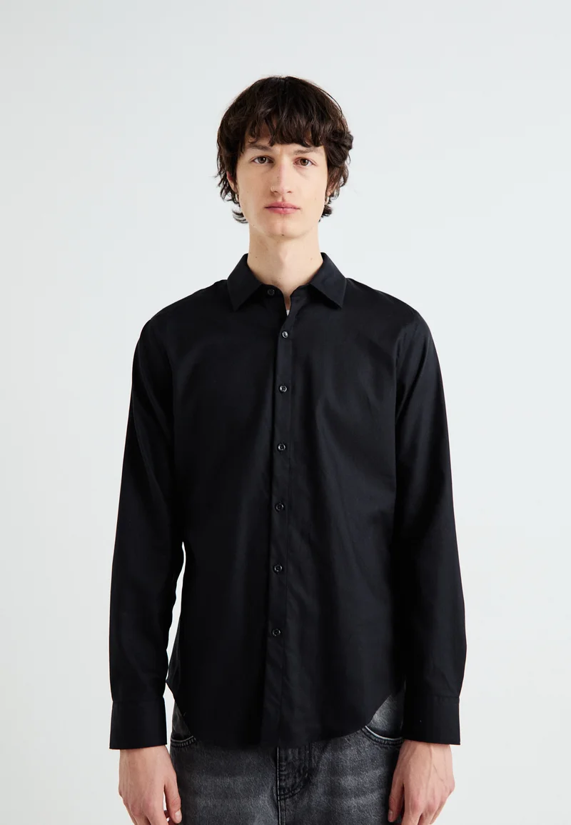 Outlet Online Abercrombie & Fitch Shirt - black Clothing Sale Shirts Business Shirts