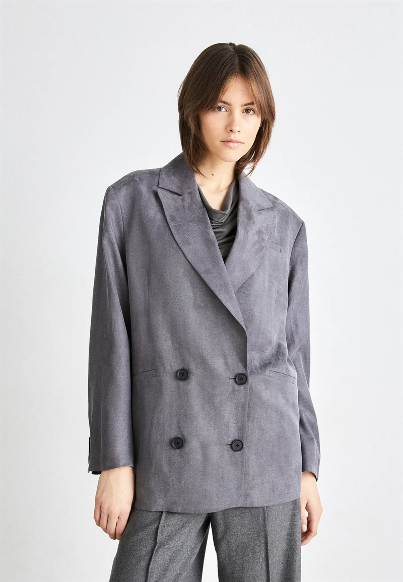 innovative design AllSaints ELLE - Short coat grey Clothing Jackets & Blazers Bomber Jackets