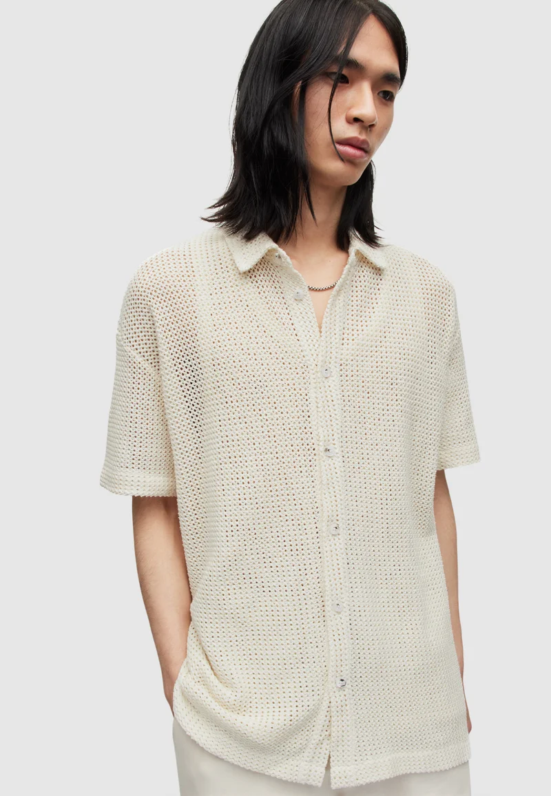 cheapest online price AllSaints MUNROE - Shirt chalk white Clothing Sale Shirts Business Shirts