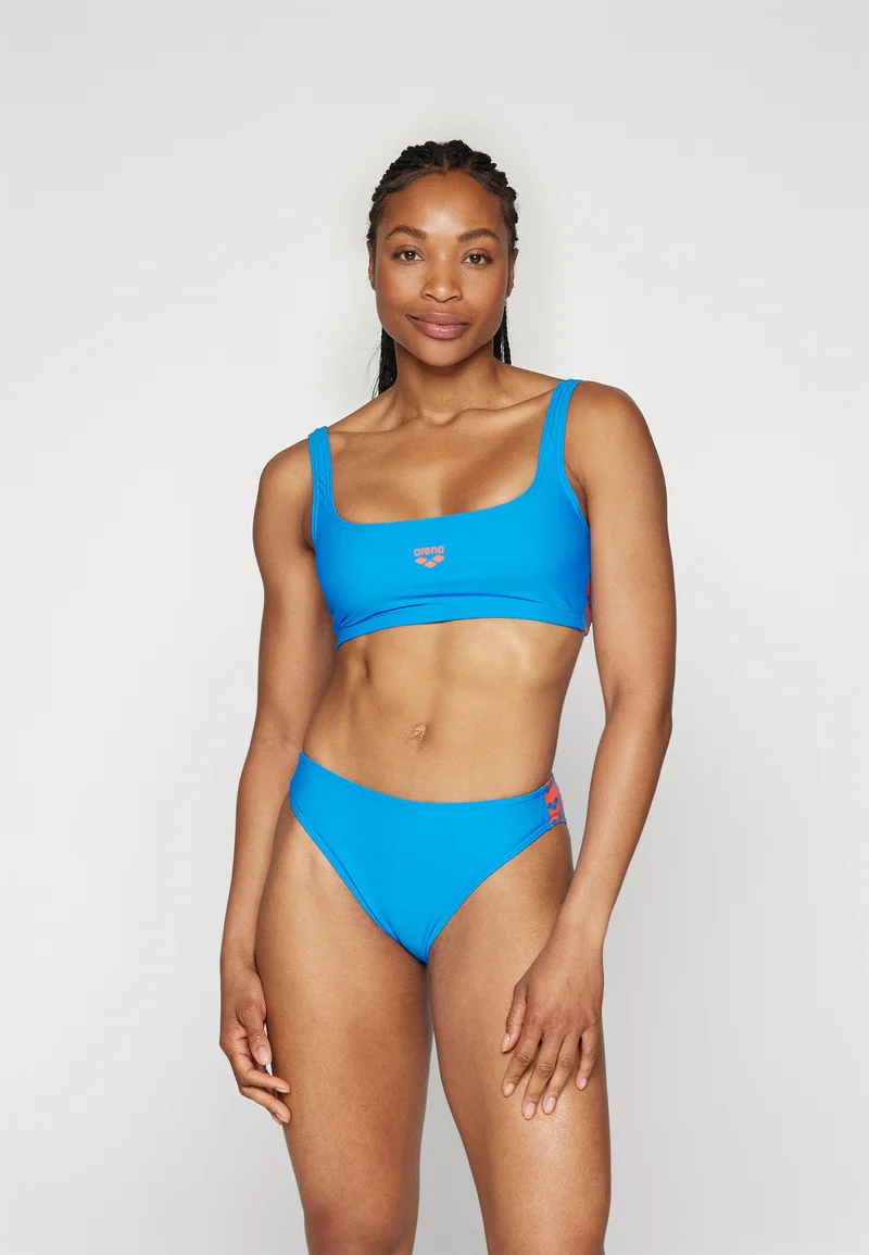 reliable reputation Arena WOMENS ICONS BRALETTE TWO PIECES - Bikini blue china/calypso coral Clothing Sportswear Team merchandise Bikini sets