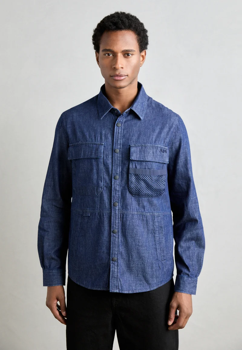 100% quality guarantee Antony Morato SHIRT REGULAR FIT - Shirt blue denim Clothing Shirts Casual Shirts