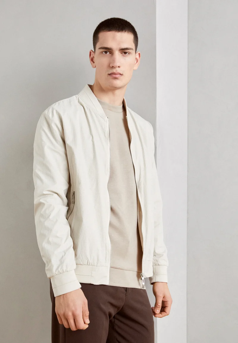 reputable site Antony Morato REGULAR WITH LOGOED METAL BADGE - Bomber Jacket paper Clothing Sale Jackets Gilet Bomber Jackets
