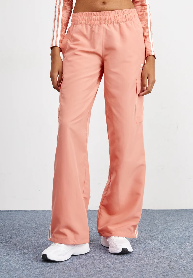 Official adidas Originals ADICOLOR 3-STRIPES CARGO - Cargo trousers pink Streetwear Sale Streetwear Clothing Socks Cargo Trousers