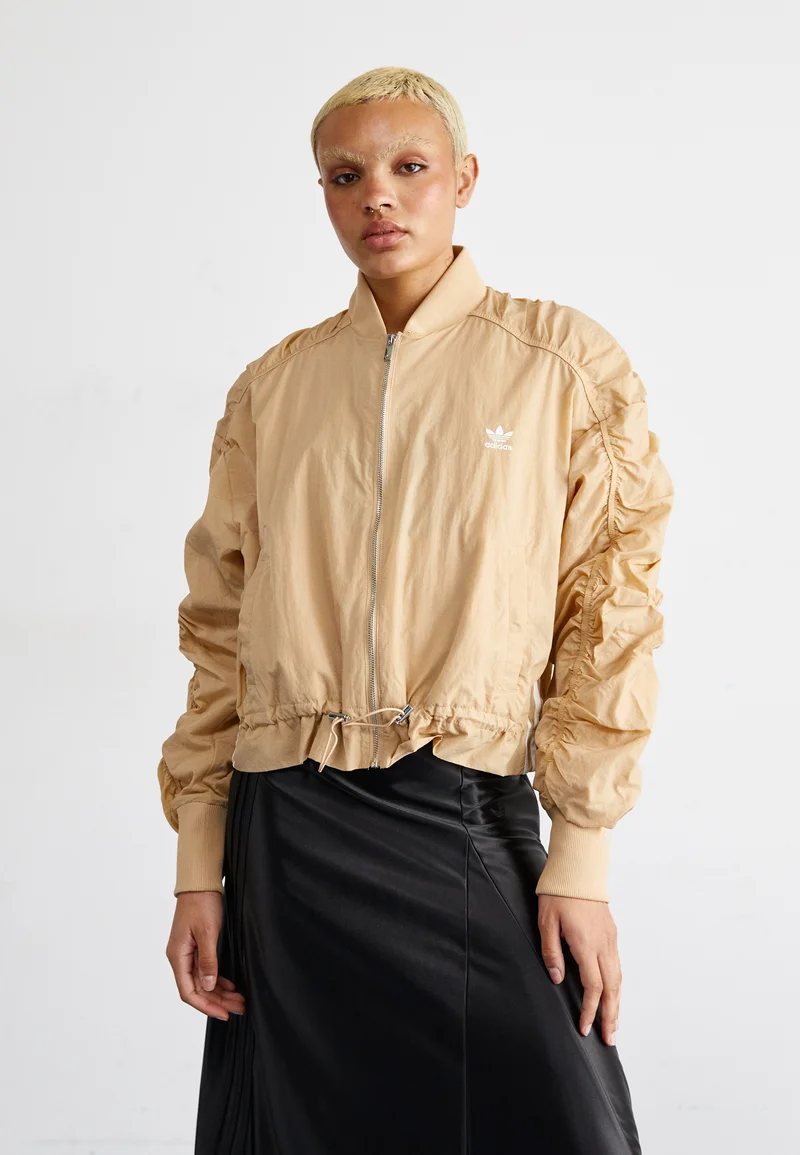 Clearance Sale adidas Originals Bomber Jacket - magic beige Streetwear Sale Streetwear Clothing Socks Bomber Jackets