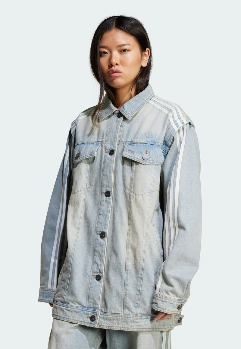 UK store adidas Originals Denim jacket - light denim Streetwear Clothing Jackets, Gilets & Blazers Bomber Jackets