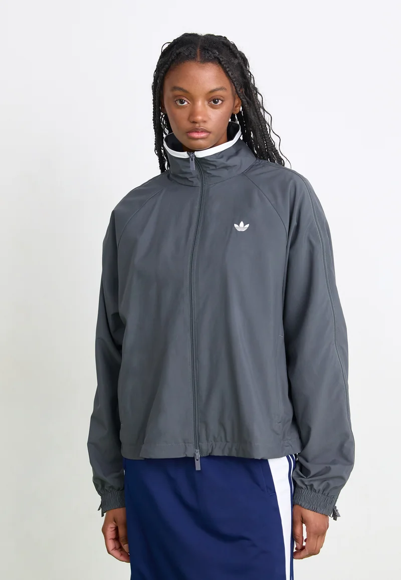 Huge Discount adidas Originals ZIP - Summer jacket grey five Streetwear Clothing Jackets, Gilets & Blazers Bomber Jackets