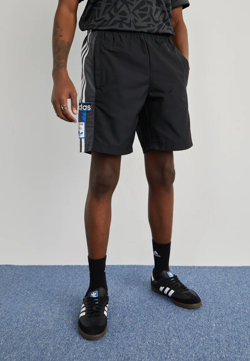 100% High Quality adidas Originals ADIBREAK - Tracksuit bottoms black Streetwear Sale Streetwear Clothing Swimwear Casual Shorts