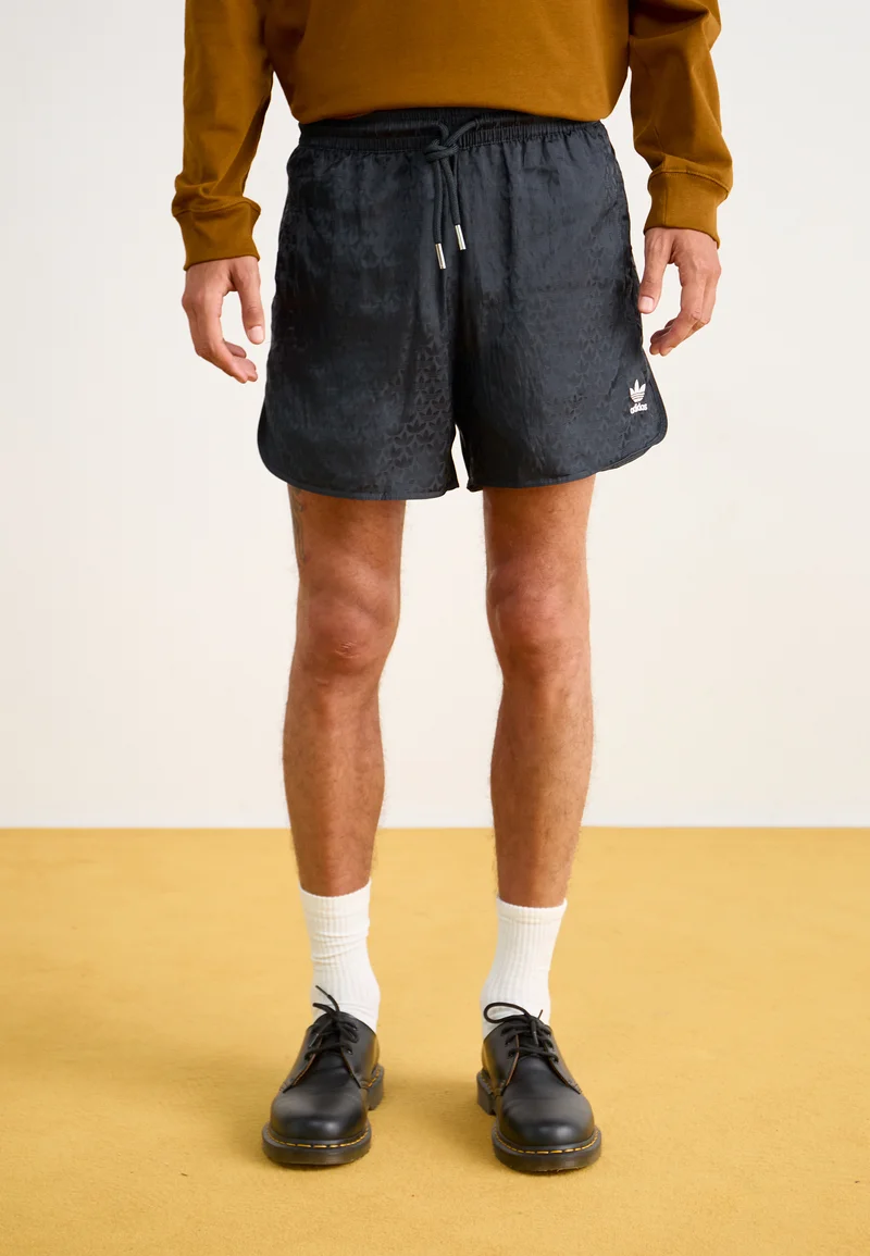 Authorized Site adidas Originals MONO - Tracksuit bottoms black Streetwear Sale Streetwear Clothing Swimwear Casual Shorts