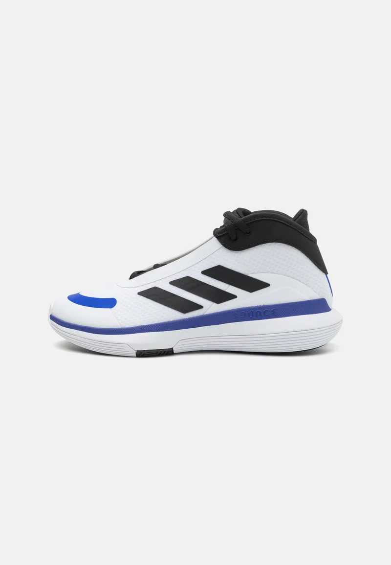 super quality adidas Performance BOUNCE LEGENDS - Basketball shoes footwear white/core black/lucid blue Sport Sale Shoes Boots